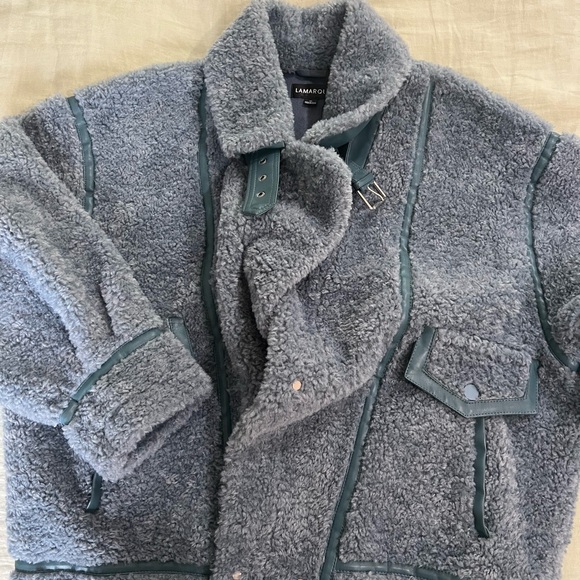 LAMARQUE 
Badu Jacket in Dusty Blue - Picture 4 of 4